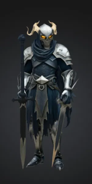 Chiến Binh Kỵ Sĩ Bóng Đêm Vực Thẳm – Hiệp Sĩ Giáp Sừng (Horned Armored Paladin) - Image 1