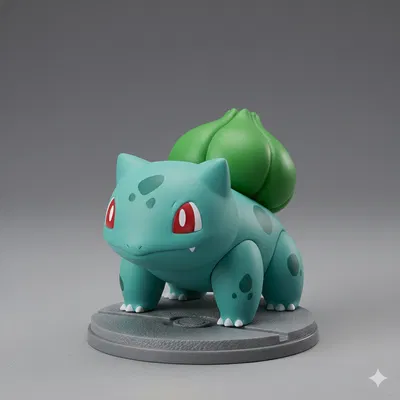 Bulbasaur (mẫu 3D cartoon tối ưu cho in 3D)