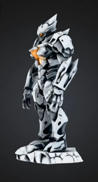 Mech Knight Tương Lai – Chiến Binh Sci‑Fi Bọc Giáp với Lõi Năng Lượng - Image 2