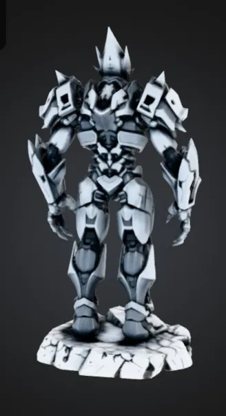 Mech Knight Tương Lai – Chiến Binh Sci‑Fi Bọc Giáp với Lõi Năng Lượng - Image 3