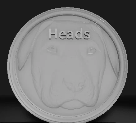 Đồng xu Dog Heads or Tails - Image 1
