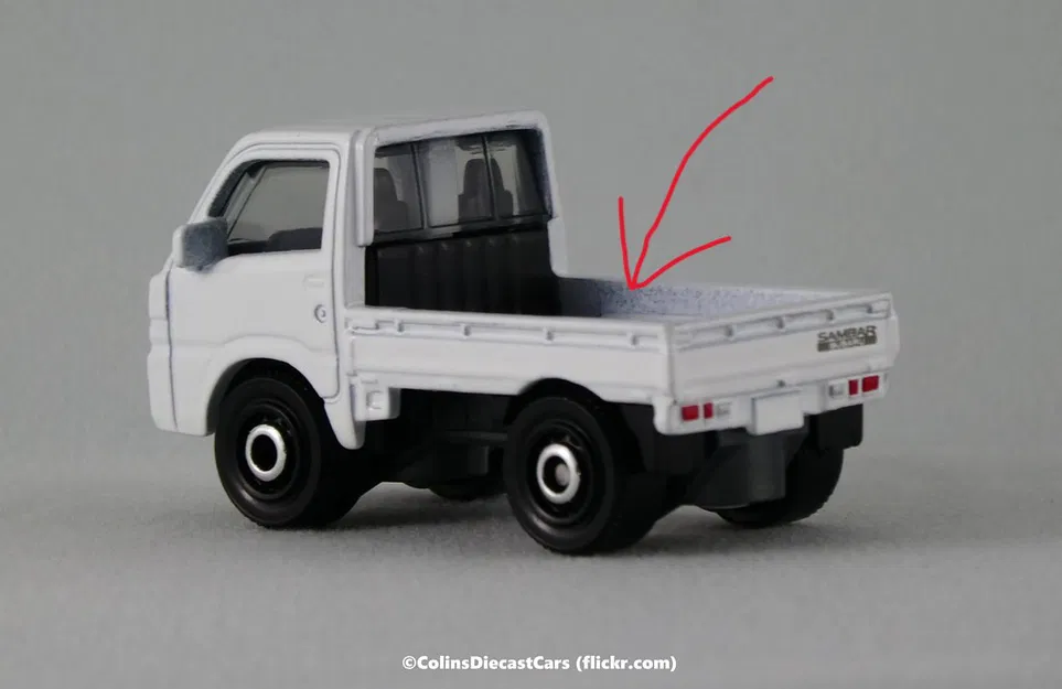 Thùng sau cho Matchbox Subaru Sambar - Image 4