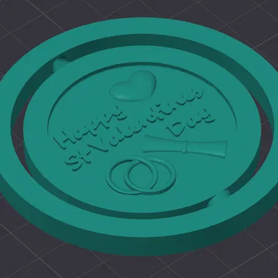 Con Quay Challenge Coin Lễ Thánh Valentine