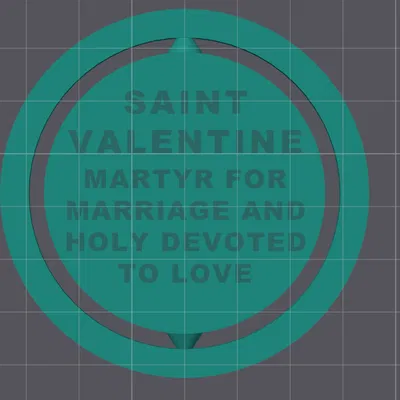 Con Quay Challenge Coin Lễ Thánh Valentine