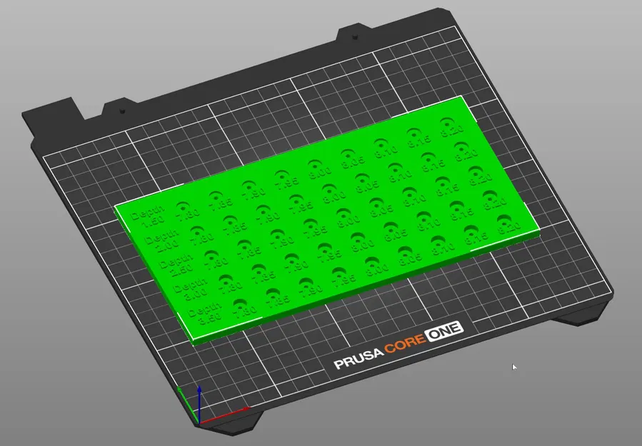 Gauge kiểm tra dung sai lỗ nam châm tròn 8 mm (Round 8 mm Magnet Hole Tolerance Fitting Gauge) - Image 1