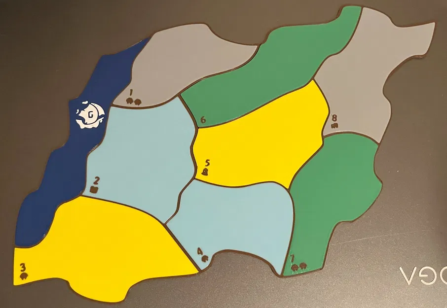 Spirit Island Board G (file 3mf) - Image 1