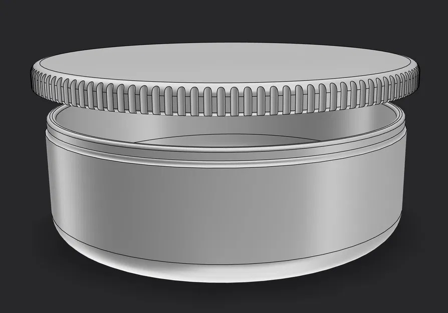 Hộp tròn có nắp bấm khít (snap-on) - Image 1