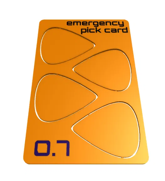 Thẻ kit pick đàn guitar (guitar pick kit card) - Image 3