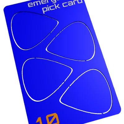 Thẻ kit pick đàn guitar (guitar pick kit card)