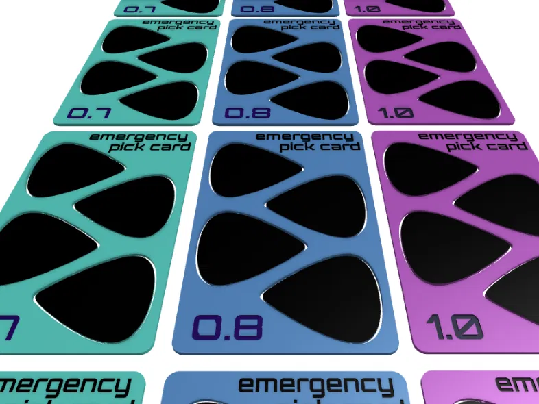 Thẻ kit pick đàn guitar (guitar pick kit card) - Image 5