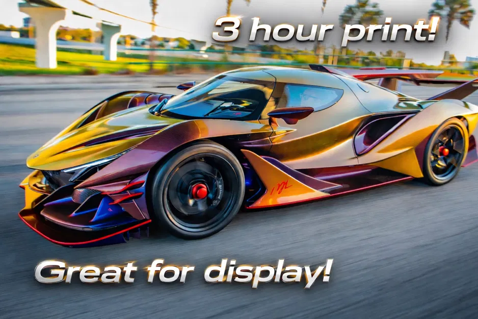 Apollo Intensa Emozione – Mô hình hypercar 3D print - Image 1