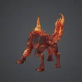 Sói Quỷ Hellfire – Quái Thú Lửa Địa Ngục (Mẫu 3D In Được) - Thumbnail 3