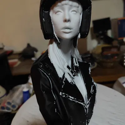 Mô hình cô nàng biker khác (another Biker chick model)