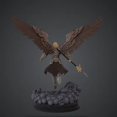 Archangel Warrior Có Cánh – Hiệp Sĩ Thiên Thần Bọc Giáp Mẫu 3D In Được