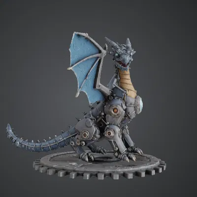 Rồng Cơ Khí Steampunk – Quái Thú Bánh Răng Clockwork