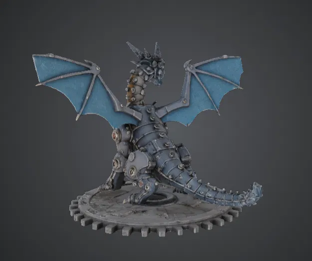 Rồng Cơ Khí Steampunk – Quái Thú Bánh Răng Clockwork - Image 2