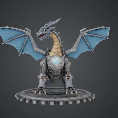 Rồng Cơ Khí Steampunk – Quái Thú Bánh Răng Clockwork