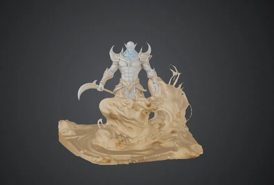 Chúa Tể Sa Mạc & Đế Cát Nguyên Tố – Chiến Binh Scimitar Fantasy - Image 1