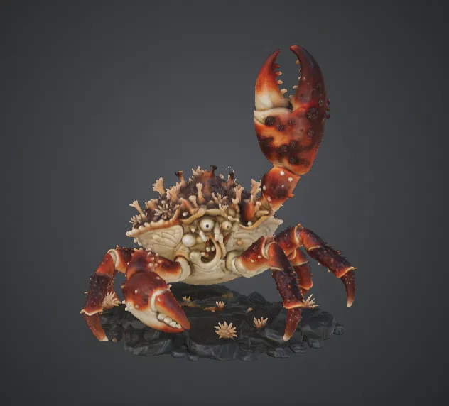 Cua Ẩn Sĩ Đột Biến Khổng Lồ – Quái Vật Đại Dương - Image 1