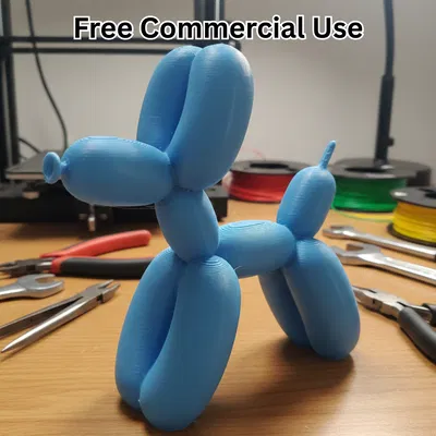 Balloon Dog (Chó Bóng Bay) – Mẫu 3D In Trang Trí
