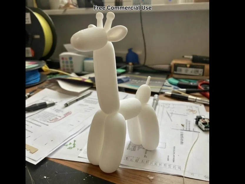 Tượng Hươu Cao Cổ Bong Bóng (Balloon Giraffe Statue) - Image 1