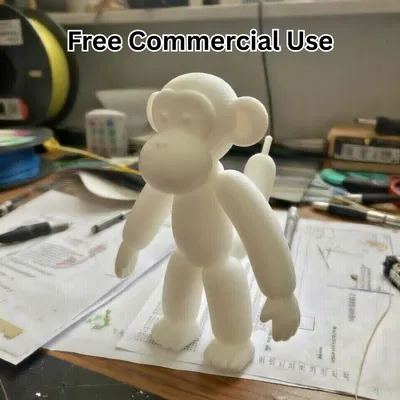 Tượng Khỉ Bong Bóng (Balloon Monkey Statue)