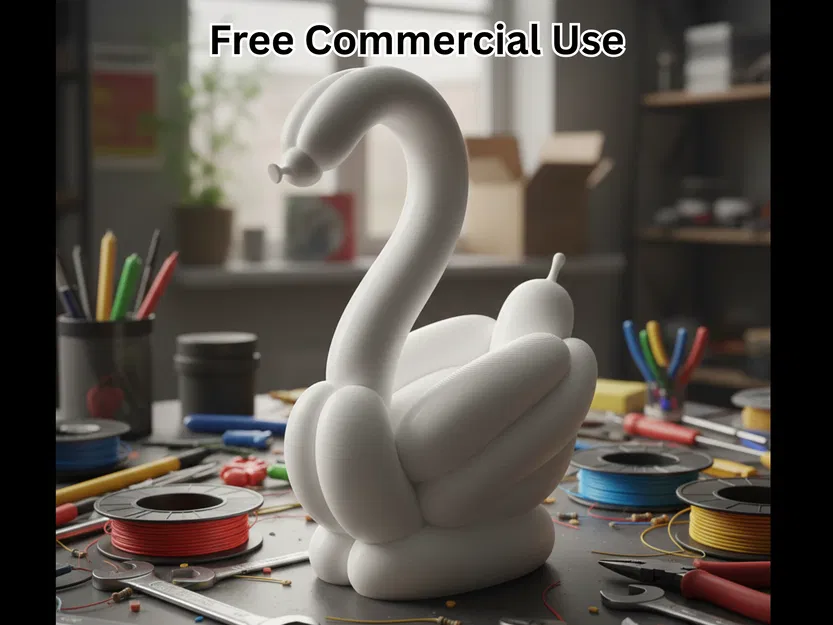 Tượng Thiên Nga Bóng Bay - Image 1