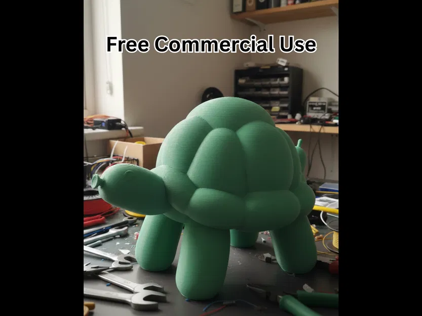 Tượng Rùa Bóng Bay (Balloon Turtle Statue) - Image 1