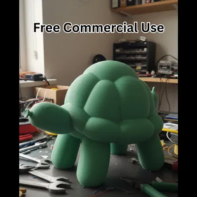 Tượng Rùa Bóng Bay (Balloon Turtle Statue)