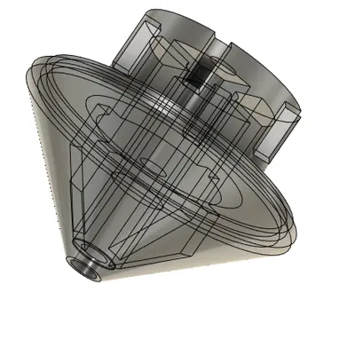 Đầu vòi (nozzle) chiết rót Triad III cho chai dung dịch vệ sinh can lớn