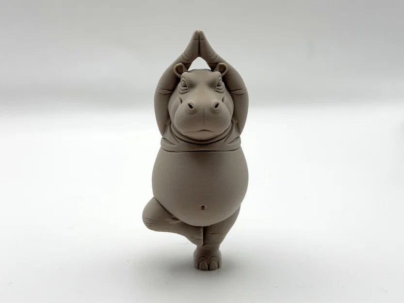 Dancing Hippo – Tượng Hippo tạo dáng Yoga dễ thương - Image 2