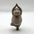 Dancing Hippo – Tượng Hippo tạo dáng Yoga dễ thương - Thumbnail 2