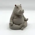 Meditating Hippo – Hà mã thiền - Thumbnail 3
