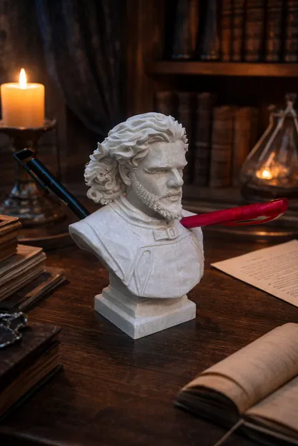 Jon Snow – Tượng Bán Thân Để Bút - Image 1