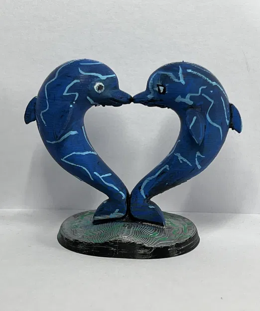 Cặp Cá Heo Yêu Thương (Loving Dolphins) - Image 2