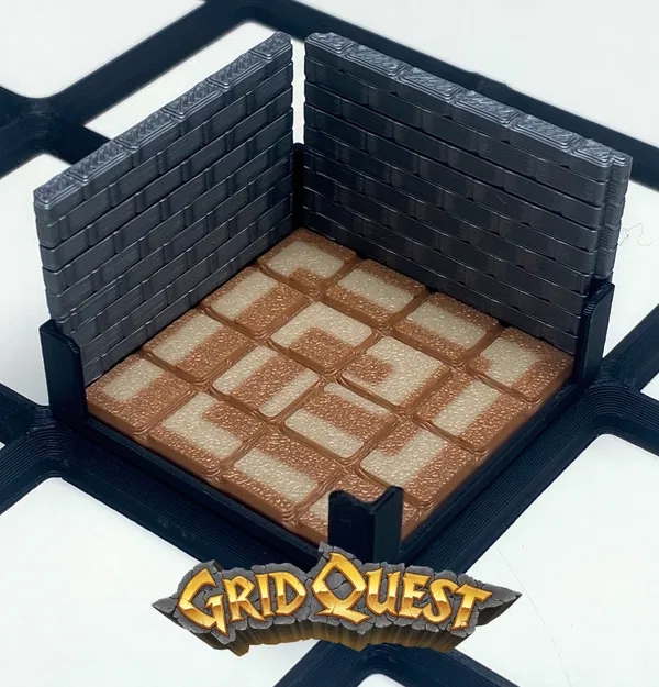 GridQuest AZTEC PATTERN TILE (The Gridfinity Game) - Gạch hoa văn Aztec 1x1 - Image 1