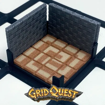 GridQuest AZTEC PATTERN TILE (The Gridfinity Game) - Gạch hoa văn Aztec 1x1