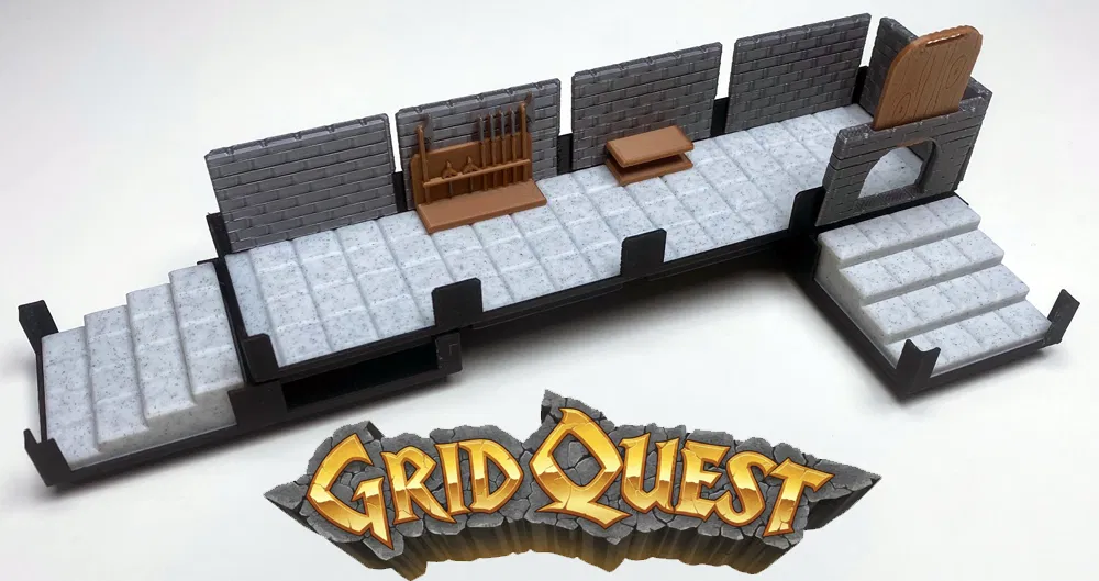 GridQuest BRIDGE (The Gridfinity Game) – Gạch Cầu (Bridge Tiles) - Image 1