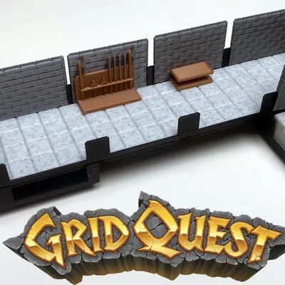 GridQuest BRIDGE (The Gridfinity Game) – Gạch Cầu (Bridge Tiles)