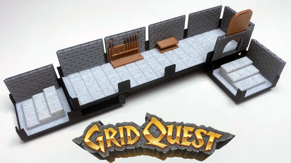 GridQuest BRIDGE (The Gridfinity Game) – Gạch Cầu (Bridge Tiles) - Image 2