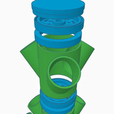 Giá đỡ aquaponic dọc điều khiển bằng micro:bit