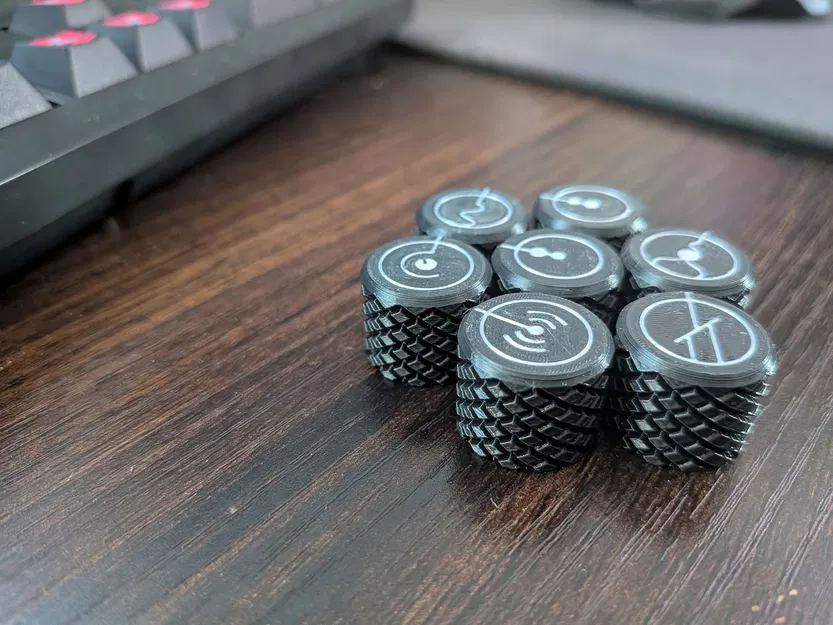 Núm vặn đàn guitar phong cách hoá (Stylised Guitar Knobs) - Image 1