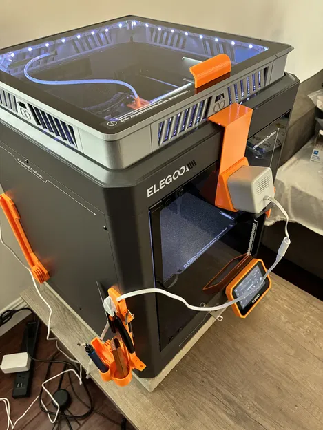 Giá treo camera Wyze V4 cho Elegoo Centauri Carbon (đóng kín cửa kính) - Image 2