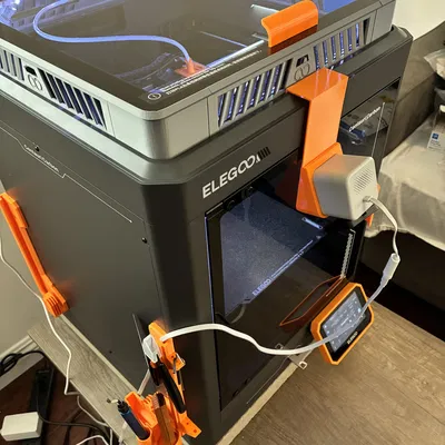 Giá treo camera Wyze V4 cho Elegoo Centauri Carbon (đóng kín cửa kính)