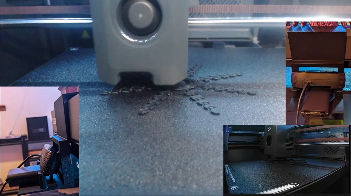 Giá treo bracket camera Logitech C920 cho Elegoo Centauri Carbon - Image 3