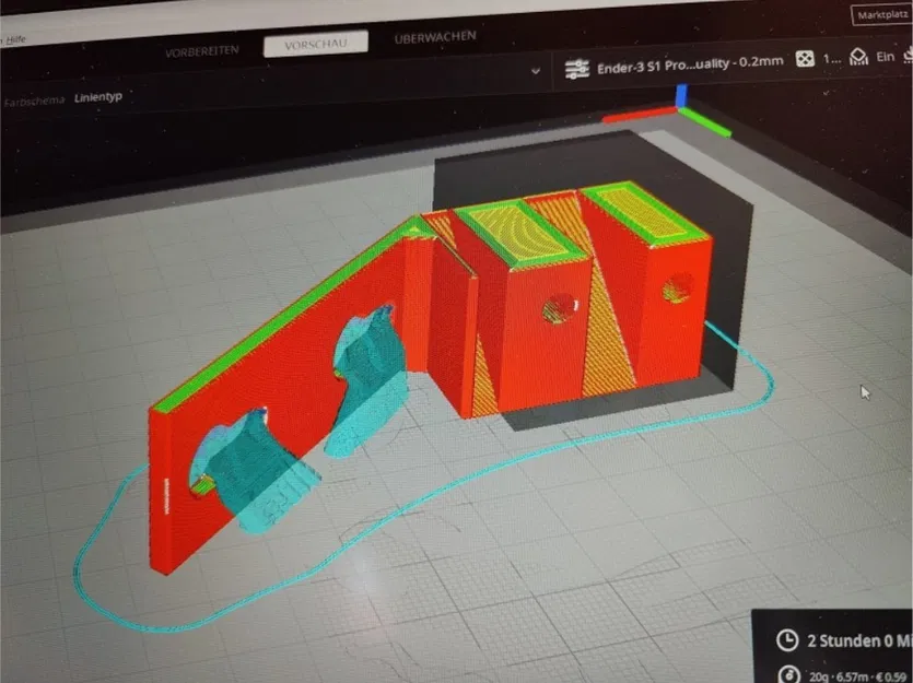 Giá đỡ/bracket màn hình Ender 3 S1 Pro (display holder) - Image 4