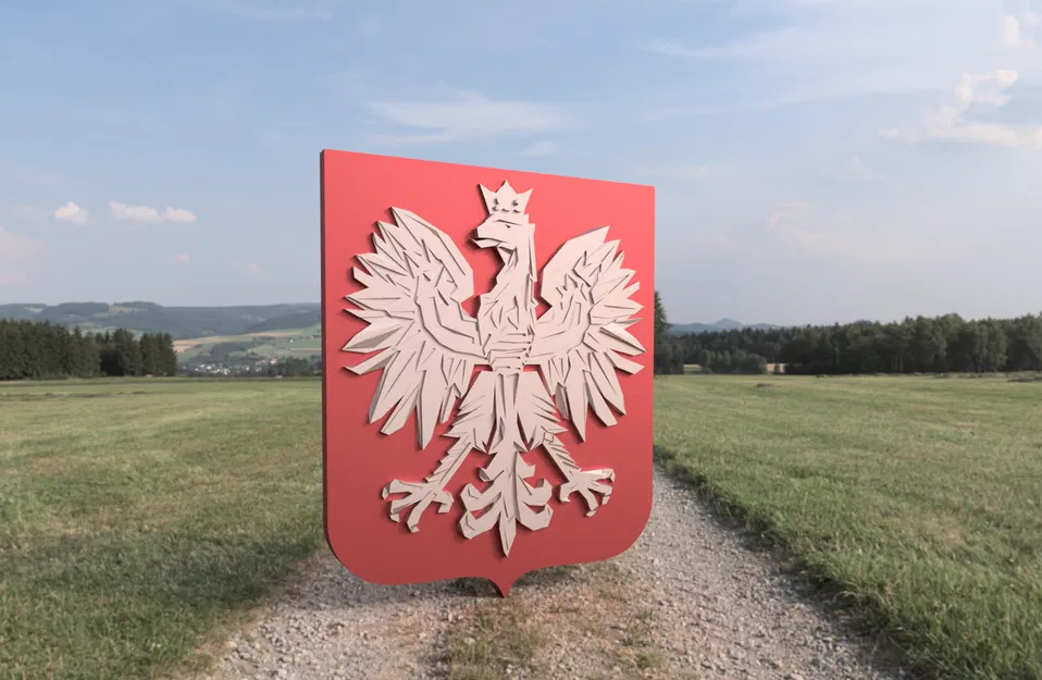 Phiên bản lowpoly của Quốc huy Ba Lan - Image 1