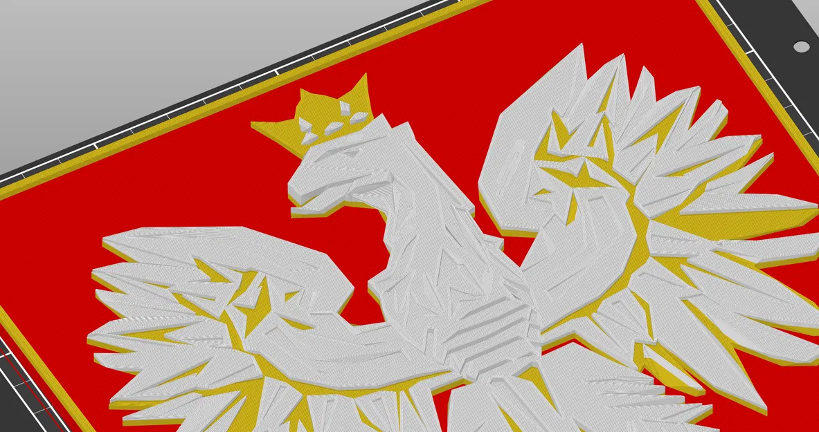 Phiên bản lowpoly của Quốc huy Ba Lan - Image 3