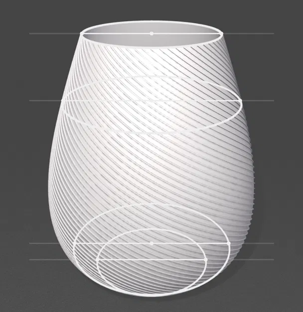 Chậu Cây Dáng Xoắn Ốc (Spiral Plant Pot) - Image 1