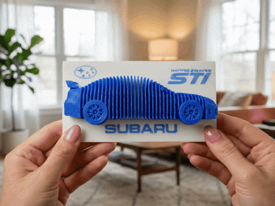 Mô hình layered Subaru Impreza WRX - Thumbnail 1